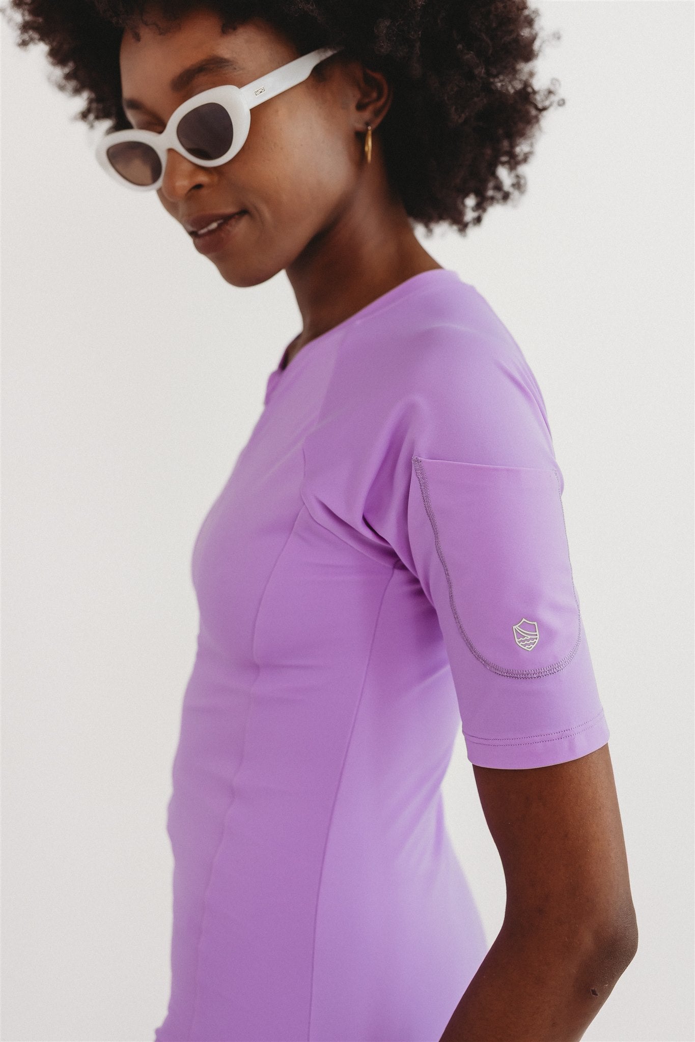 The Lizzy Sculpt Suit | UPF 50+ Sculpting Short Sleeve One-Piece Swimsuit